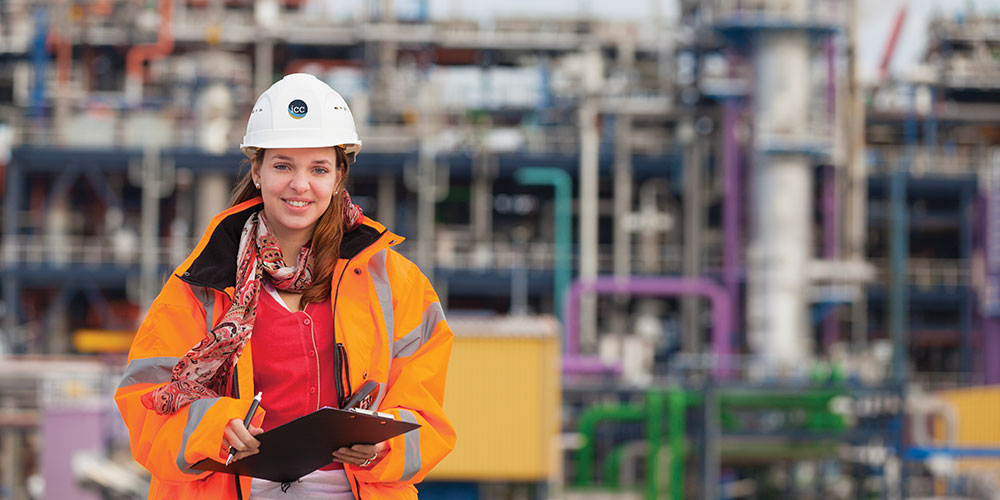 Young female Industrial Worker