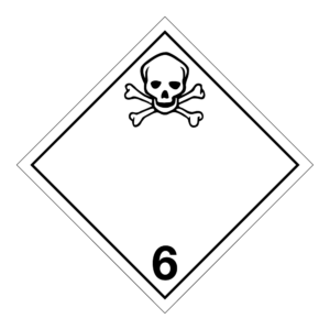 Hazard Class 6 Label