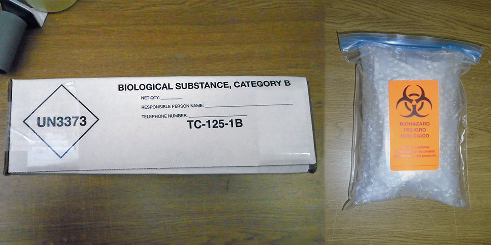 Repacking Biological Substances UN3373