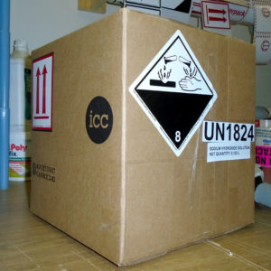 Shipping Sodium Hydroxide UN1824 by air
