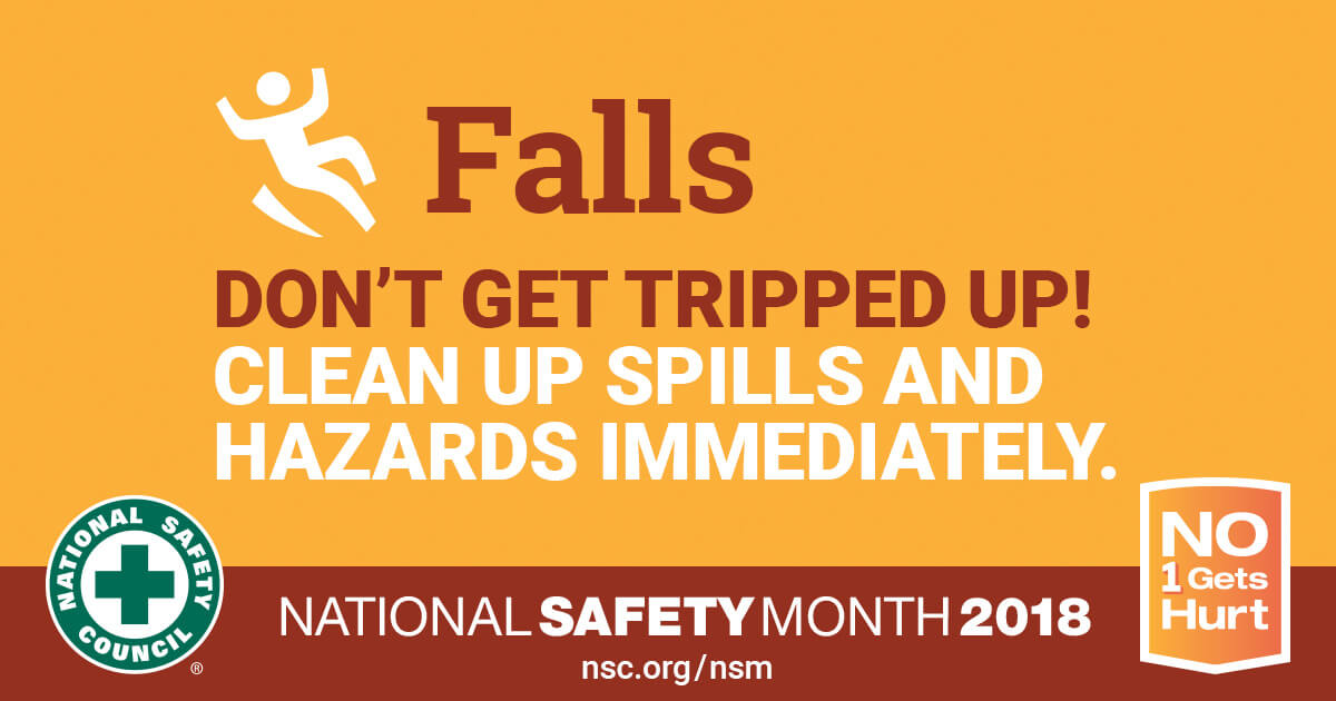 NCS National Safety Week 3: Falls