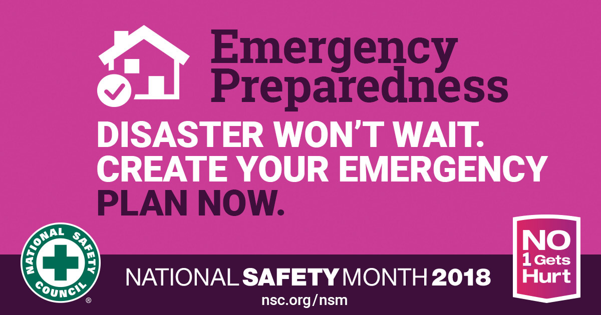 NCS National Safety Week 1: Emergency Preparedness