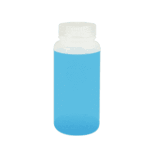 Wide Mouth Plastic Bottle with Lid - 16 oz - ICC USA