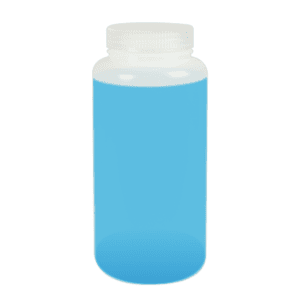 Wide Mouth Plastic Bottle with Lid - 32 oz - ICC USA