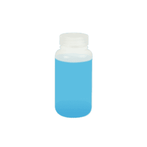 Wide Mouth Plastic Bottle with Lid - 8 oz - ICC USA