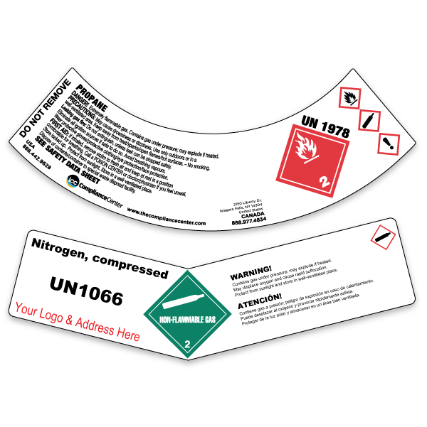 Cylinder Labels - ICC USA