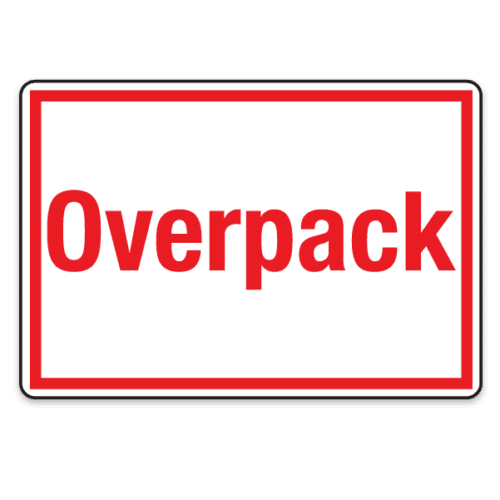 “OVERPACK” Markings Overdone? ICC Compliance Center Inc USA