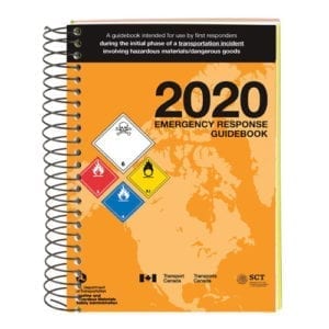 2020 Emergency Response Guide (ERG) Spiral Bound, English, 5.5" x 7.5" - ICC USA
