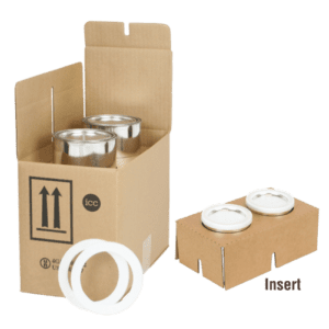 4G UN Can Shipping Kit - 2 x 1 Quart (with cans & Ringloks) - ICC USA