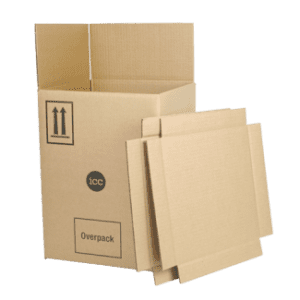 Overpack Box with die cut handles - 5 Gallon - ICC USA