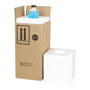 4G UN Glass Bottle Shipping Kit - 8 oz - ICC USA