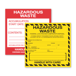 Hazardous Waste Labels