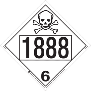UN 1888, Hazard Class 6 - Poison, Rigid Vinyl - ICC USA