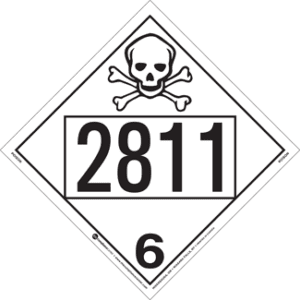 UN 2811, Hazard Class 6 - Poison, Rigid Vinyl - ICC USA