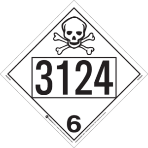 UN 3124, Hazard Class 6 - Poison, Rigid Vinyl - ICC USA