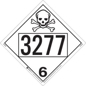 UN 3277, Hazard Class 6 - Poison, Rigid Vinyl - ICC USA