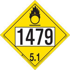 UN 1479, Hazard Class 5 - Oxidizer, Rigid Vinyl - ICC USA