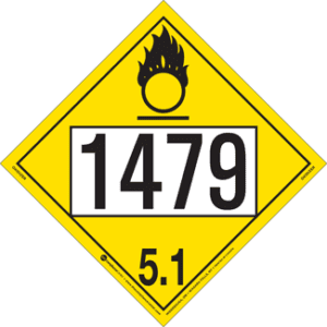 UN 1479, Hazard Class 5 - Oxidizer, Rigid Vinyl - ICC USA