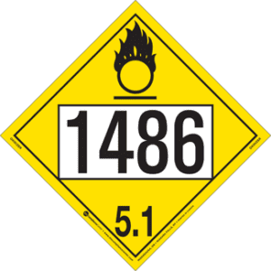 UN 1486, Hazard Class 5 - Oxidizer, Rigid Vinyl - ICC USA