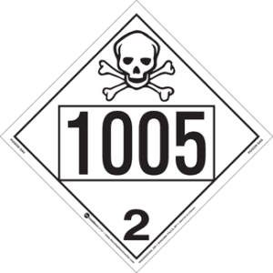 UN 1005, Hazard Class 2 - Toxic Gas, Rigid Vinyl - ICC USA