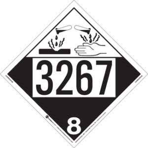 UN 3267, Hazard Class 8 - Corrosives, Rigid Vinyl - ICC USA