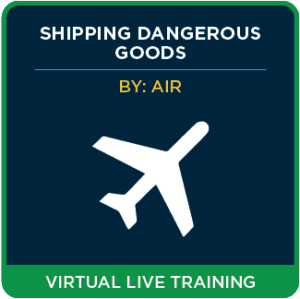 Shipping Dangerous Goods by Air (IATA) - Virtual Live 3 Day Training - ICC USA