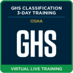 GHS Classification - Virtual Live 3 Day Training