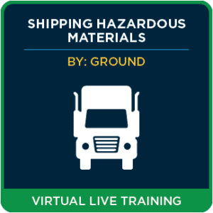 Shipping Hazardous Materials by Ground (49 CFR) - Virtual Live 1 Day Refresher Training - ICC USA