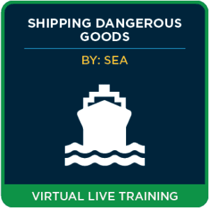 Shipping Dangerous Goods by Sea (IMDG) - Virtual Live 1 Day Refresher Training - ICC USA