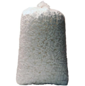 White Packing Peanuts - 15 cu ft bag - ICC USA