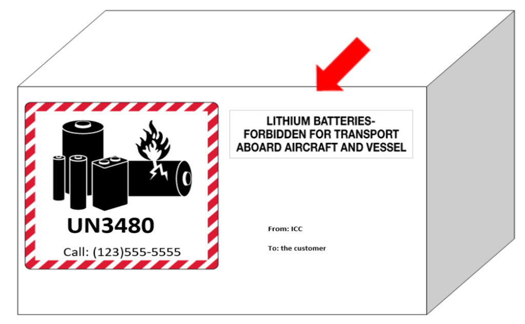 Shipping Lithium Batteries in the United States Help Center ICC