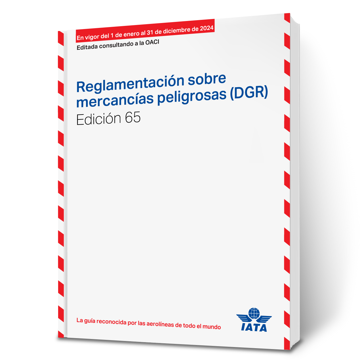 2024 IATA Dangerous Goods Regulations (65th Edition), Perfect Bound, Spanish - ICC USA
