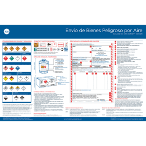 Shipping Dangerous Goods by Air Poster, Spanish - ICC USA