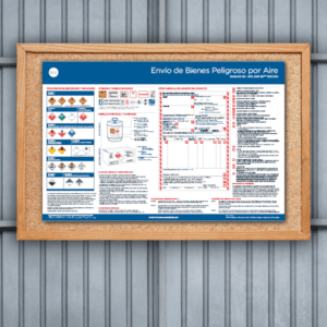 Shipping Dangerous Goods by Air Poster, Spanish - ICC USA