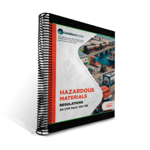 49 CFR Hazmat Regulations 100-185, Spiral Bound, October 2026 Edition - ICC USA