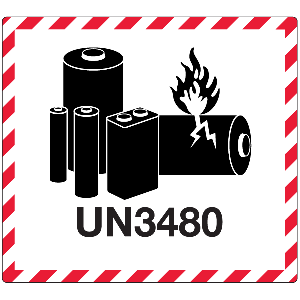 UN 3480 Lithium Battery Mark – 4.5″ x 5″, Gloss Paper Label, 500/roll - ICC USA UN 3480 Lithium Battery Mark – 4.5″ x 5″, Gloss Paper Label, 500/roll - ICC USA