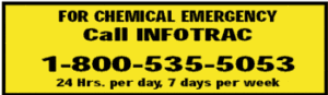 For Chemical Emergency Call Infotrac - ICC USA