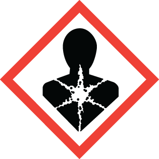 Acute Toxicity, GHS Pictogram Label, 1 x 1, Gloss Paper, 80