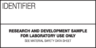 R&D Sample Label - 2" x 1", Gloss Paper, Blank, 500/Roll - ICC USA