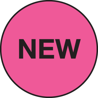 New - 2" Round, Fluorescent Paper, 500/Roll - ICC USA