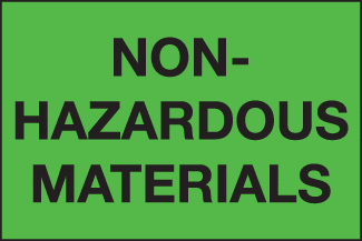 Non-Hazardous Materials, 6" x 4", Fluorescent Paper, 500/Roll - ICC USA