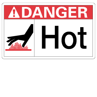 Hot - 3" x 5", Package of 5, English - ICC USA