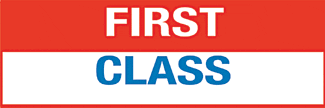 First Class, 3" x 1", Gloss Paper, 1000/Roll - ICC USA