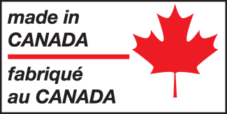 Made in Canada, 1" x 2", Paper, Gloss Paper, 1000/Roll - ICC USA