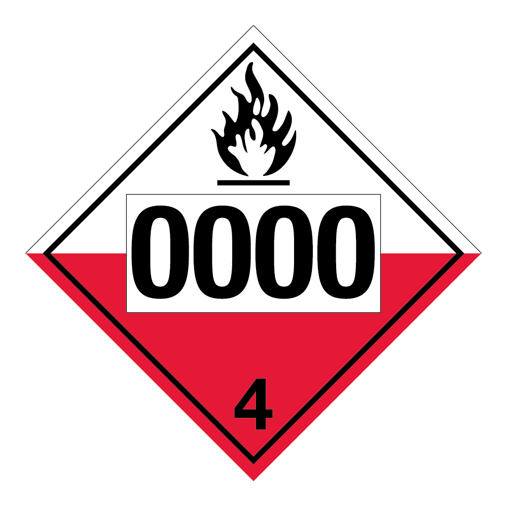 TDG Hazard Class 4 2 Spontaneously Combustible Custom UN Number 4 tdg-hazard-class-4-2-spontaneously-combustible-custom-un-number-4
