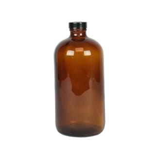 Narrow Mouth Coated Bottle (Amber) - 16 oz - ICC USA
