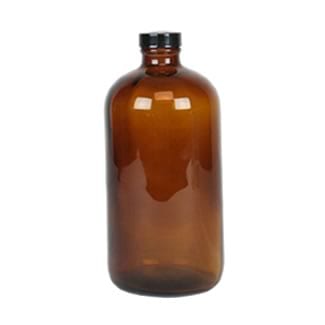 Narrow Mouth Coated Bottle (Amber) - 32 oz - ICC USA