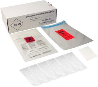 Category B Biological Shipper (with bubble wrap) - 11.25" x 6.63" x 3.5" - ICC USA