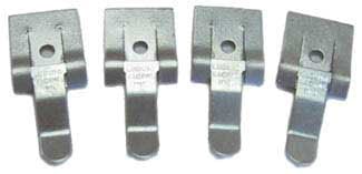 Placard Holder Clips for Regular Holders, Zinc, 1 Hole - ICC USA