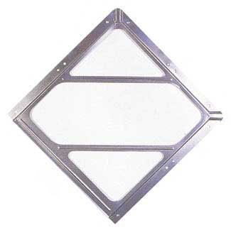 Placard Holder Clips for Regular Holders, Zinc, 1 Hole - ICC USA